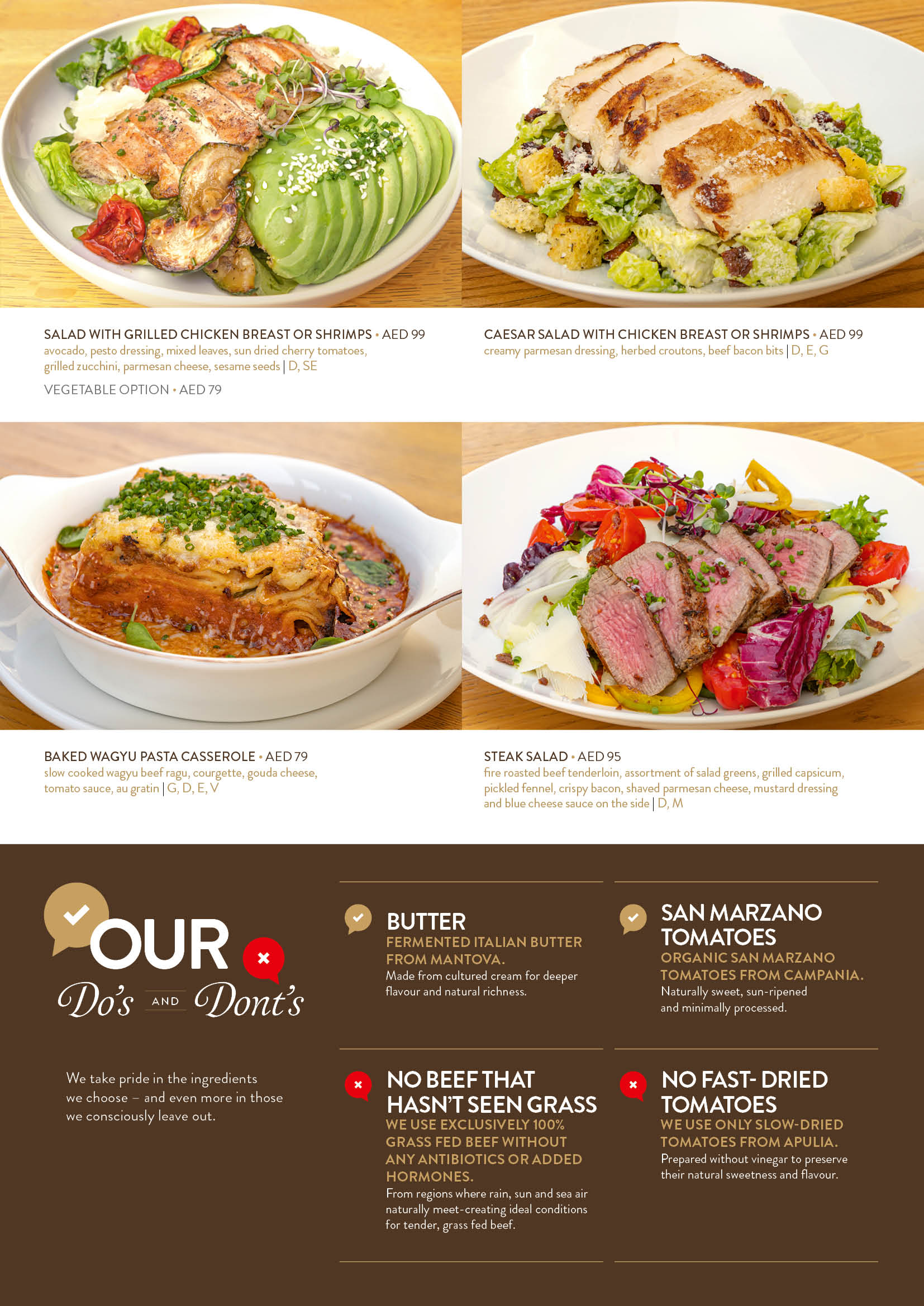 Bluewaters menu strana 10