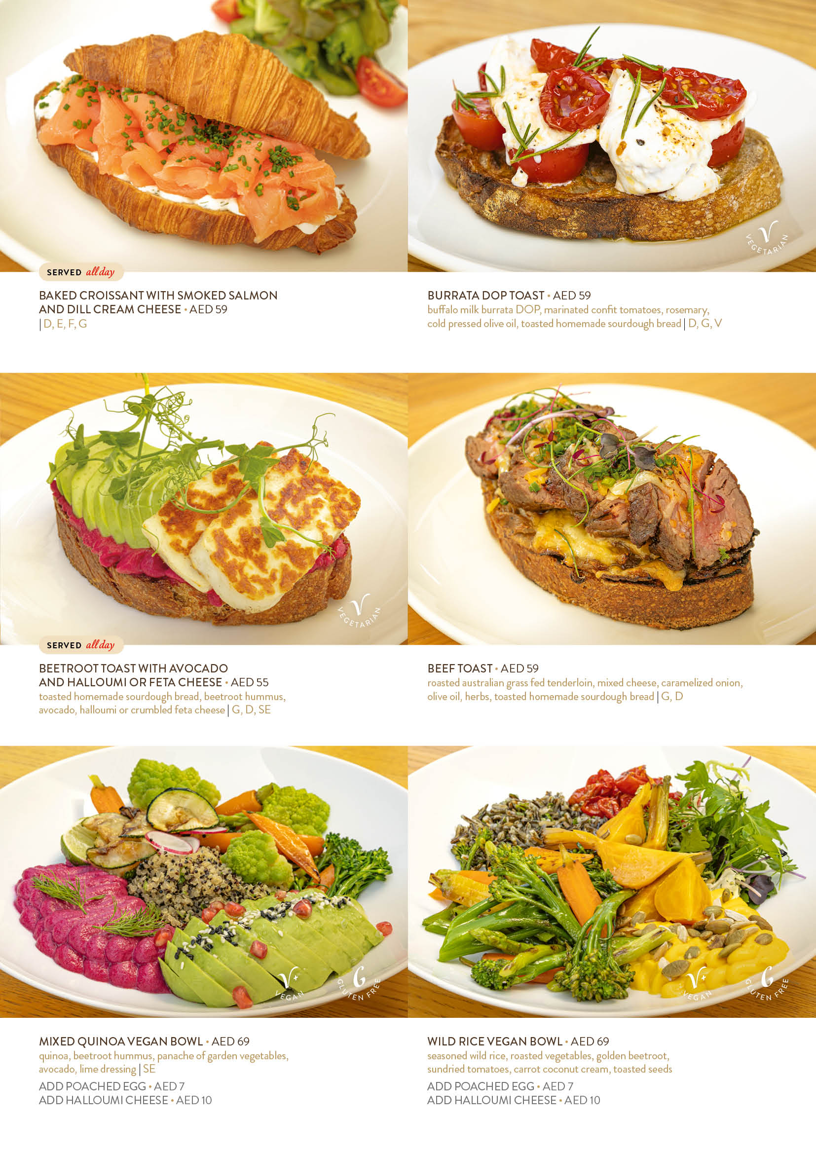 The Beach JBR menu strana 6