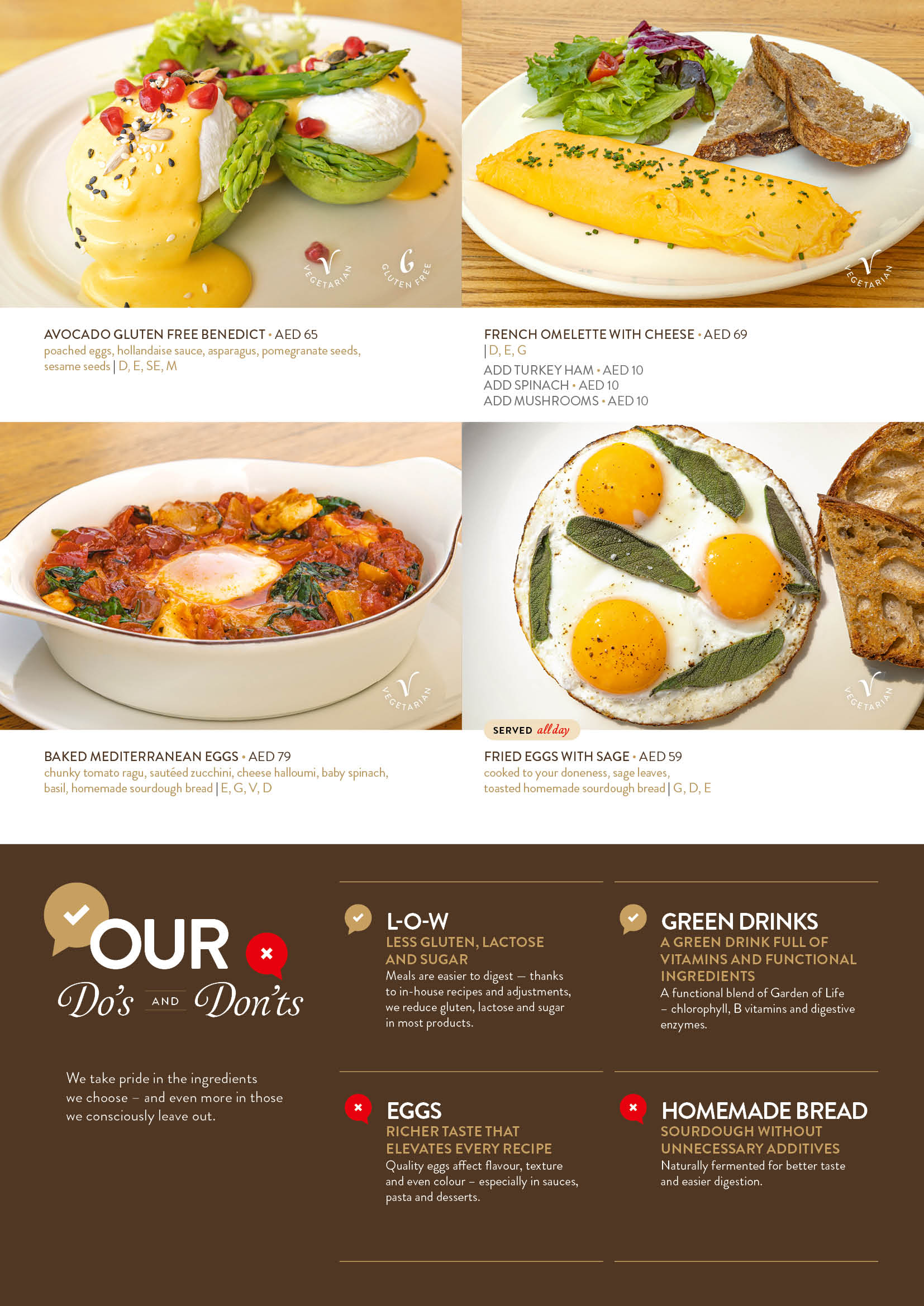 The Beach JBR menu strana 8