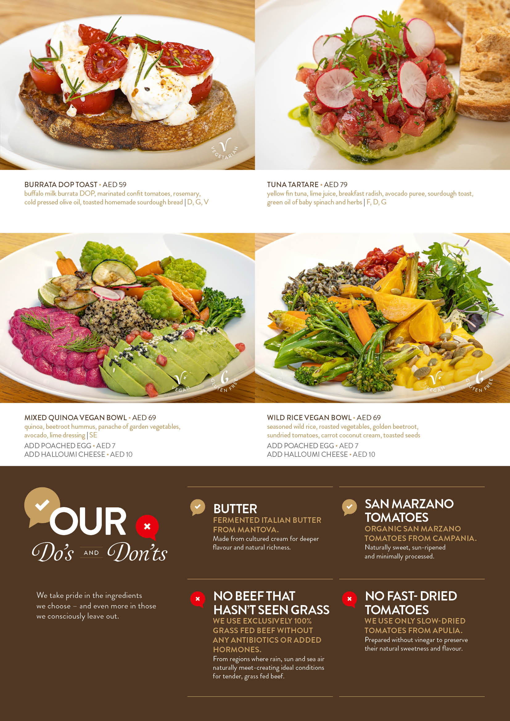 The Beach JBR menu strana 12