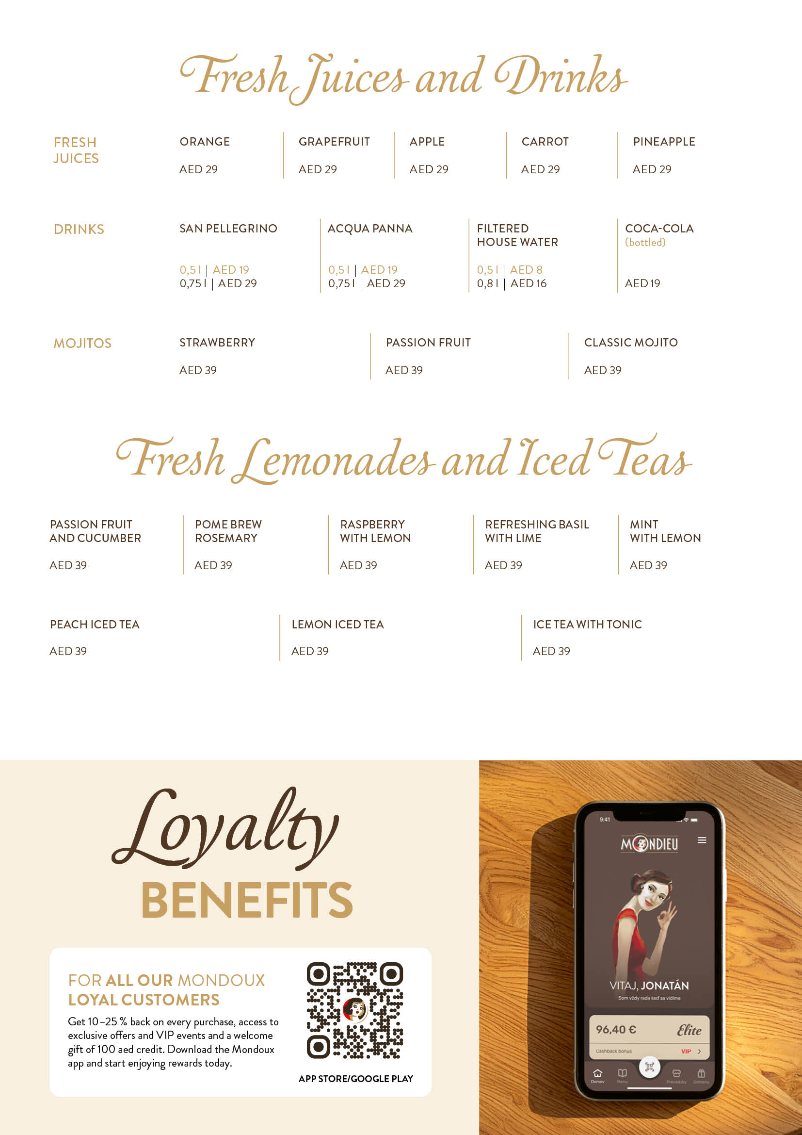 The Beach JBR menu strana 28